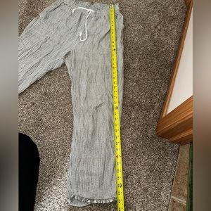 aerie beach linen pants